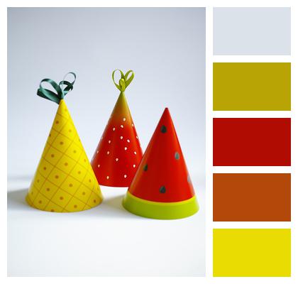 Party Hats Party Fruit Image